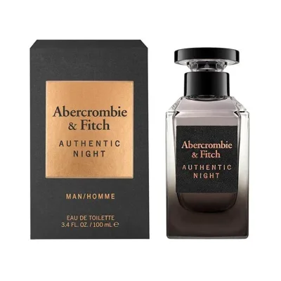 בושם לגבר אברקרומבי אנד פיץ' אותנטיק נייט Abercrombie And Fitch Men's Authentic Night Man EDT  100 ML
