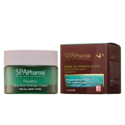 קרם זית אינטנסיבי נגד קמטים ספא פארמה ים המלח 50 מ"ל