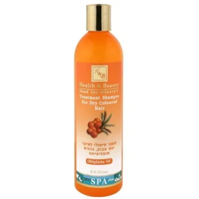 שמפו טיפולי לשיער צבוע ויבש עם שמן אובליפיחה 400 מ"ל | טיפוח לשיער יבש וצבוע