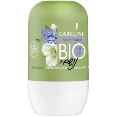 קרליין דאורדורנט רול-און נשים Careline BIO Secret Garden - בנפח 75 מ''ל