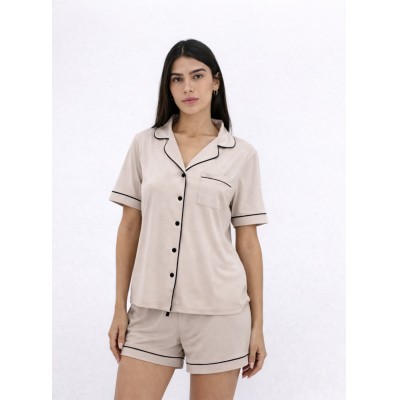 סט אינטימה יאמי כפתור מכנס קצר