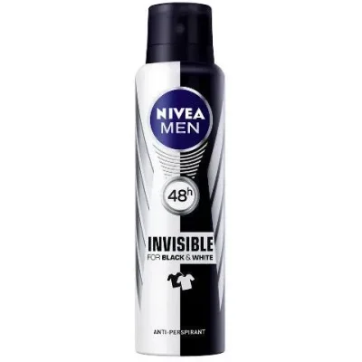 NIVEA דאודורנט ספריי לגבר שקוף בלק&וויט