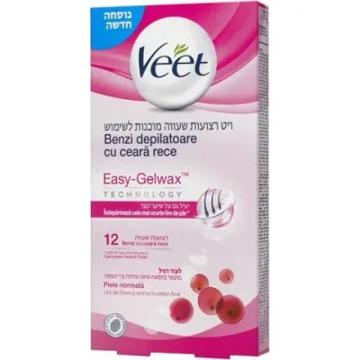 ויט רצועות שעווה מוכנות לשימוש לעור רגיל