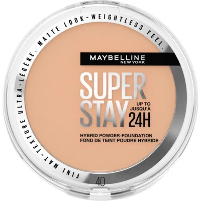 Maybelline פודרה עמידה עד 24 שעות SUPERSTAY גוון 40