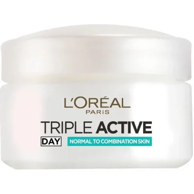 L'OREAL PARIS TRIPLE ACTIVE קרם לחות לעור רגיל