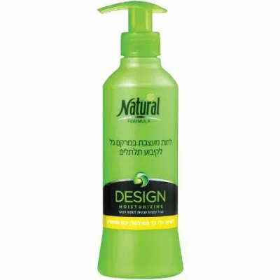 נטורל פורמולה לחות מעצבת במרקם ג'ל לקיבוע תלתלים