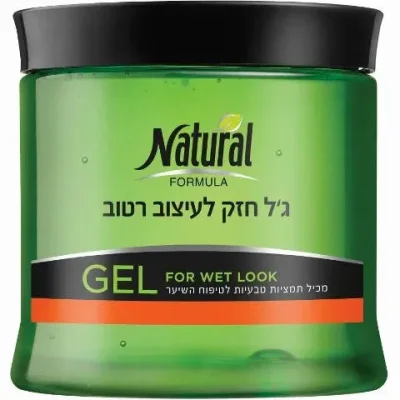 נטורל פורמולה ג'ל חזק לעיצוב רטוב