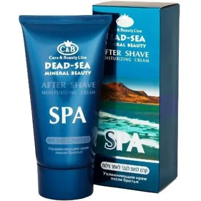 C&B קרם לחות אפטר שייב לגבר - טיפוח מקצועי עם מים המלח, 150 מ"ל