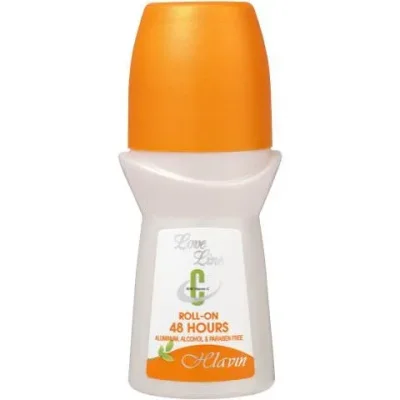 חלאבין לאב ליין דאודורנט רול און כתום- ללא אלומיניום ללא אלכוהול