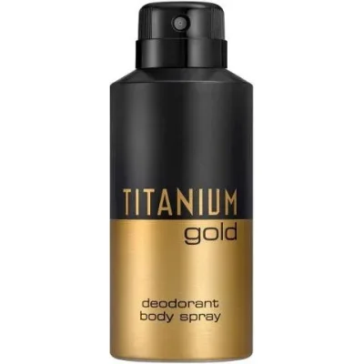 CARELINE TITANIUM דאודורנט ספריי גוף גולד