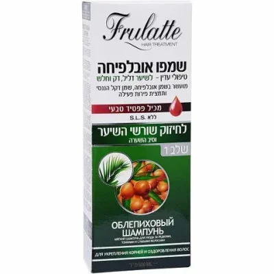 פרולטה שמפו אובלפיחה טיפולי עדין לשיער דליל דק וחלש