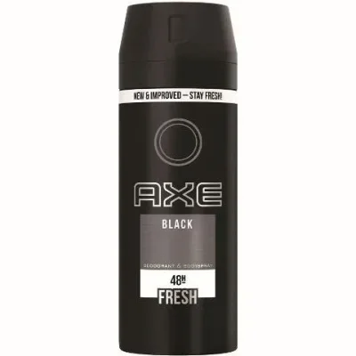 אקס דאודורנט בודי ספריי בלאק לגבר