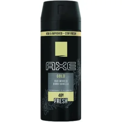 אקס דאודורנט בודי ספריי גולד לגבר