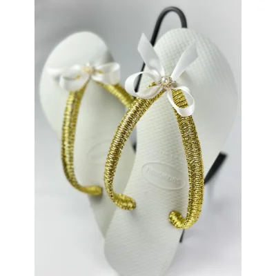 כפכפי הוויאנס לכלה מעוצבות זהב - עיצוב מודרני ואיכותי