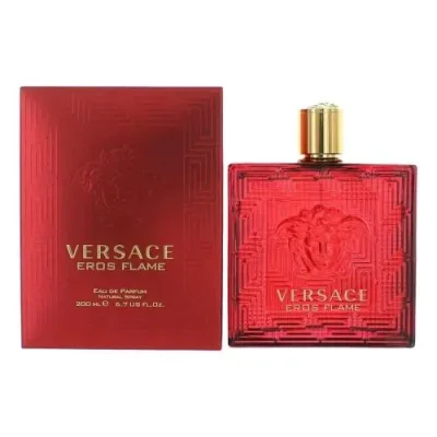 בושם לגבר 200 מ"ל Versace Eros Flame - או דה פרפיום E.D.P. המשלב את חושניות ואנרגיות האש שלך