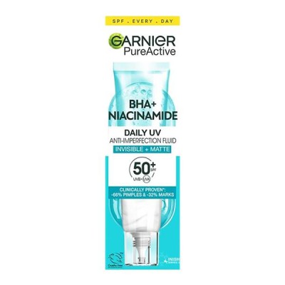 r תחליב לחות Pure Active עם ניאצינאמיד ו SPF50 נפח 40 מ”ל