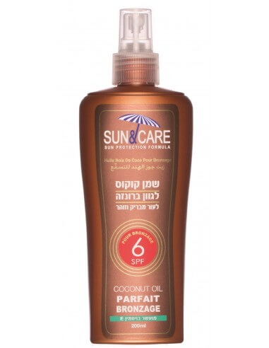 סאן&קאר שמן קוקוס 200 SPF